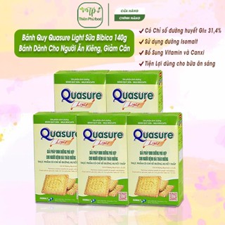 Bánh Quy Quasure Light Sữa Bibica 140g - Thực phẩm dành cho người ăn kiêng, tiểu đường