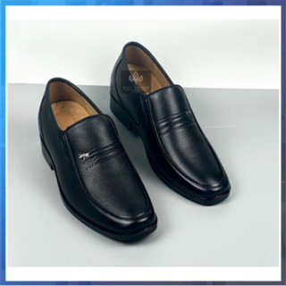 giầy lười da nam - giầy lười nam trung niên mũi tròn đế khâu chắc chắn thời thượng