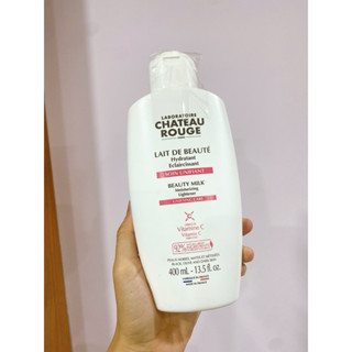 Sữa Dưỡng Thể Trắng Da Chateau Pháp - Kem Kích Trắng, Dưỡng Ẩm Chateau Rouge Paris Lait De Beaute 400ML