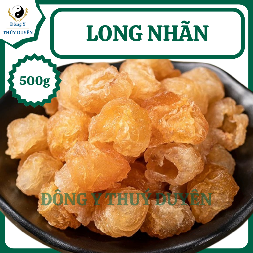 Long Nhãn Sấy Khô 500g | Loại 1 - Vị Ngọt Tự Nhiên Không Tẩm Ướp, Bổ Huyết, An Thần