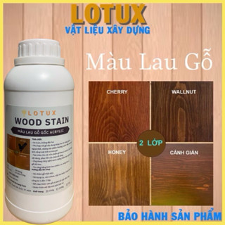 Sơn màu lau gỗ gốc nước thẩm thấu giúp hiện lên vân gỗ, làm mới sản phẩm.