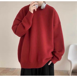 <<Có sẵn>> 024 Áo len FORM RỘNG cổ tròn tay dài m màu sắc phong cách Hàn quốc dành cho nam nữ unisex cơ bản mùa thu đông