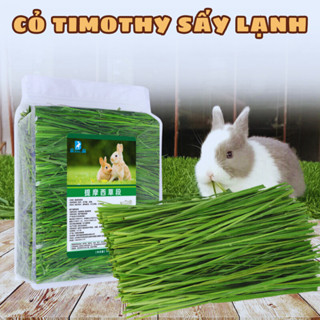 Cỏ Timothy non sấy lạnh cho Bọ Ú (Chuột Lang) Thỏ Cảnh hàng loại 1 xanh non lọc bụi cắt khúc