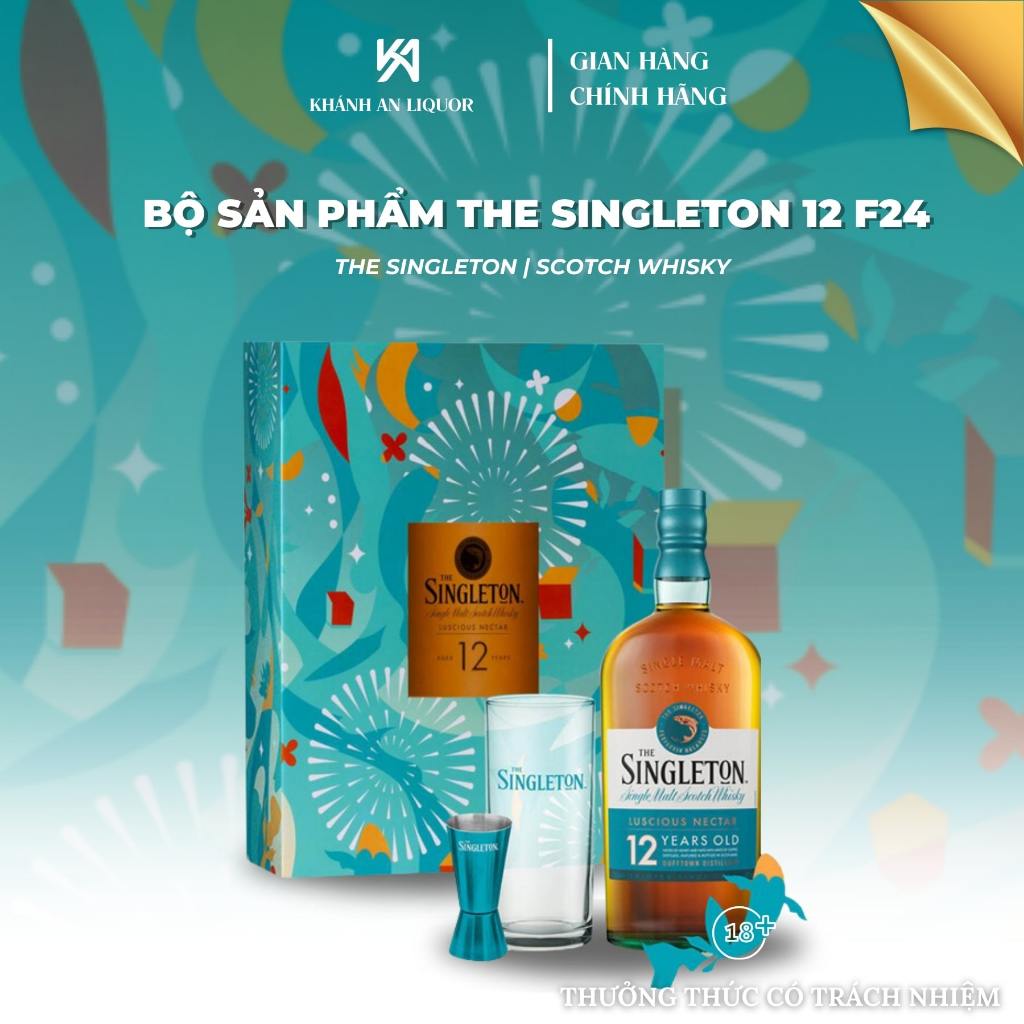 [CHÍNH HÃNG] BỘ SẢN PHẨM THE SINGLETON 12 F24 - HỘP QUÀ TẾT 40% 700ML