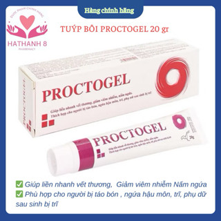 PROCTOGEL- Gel bôi giúp liền nhanh vết thương, giảm ngứa hậu môn, thích hợp cho người bị táo bón, trĩ (phụ nữ sau sinh)