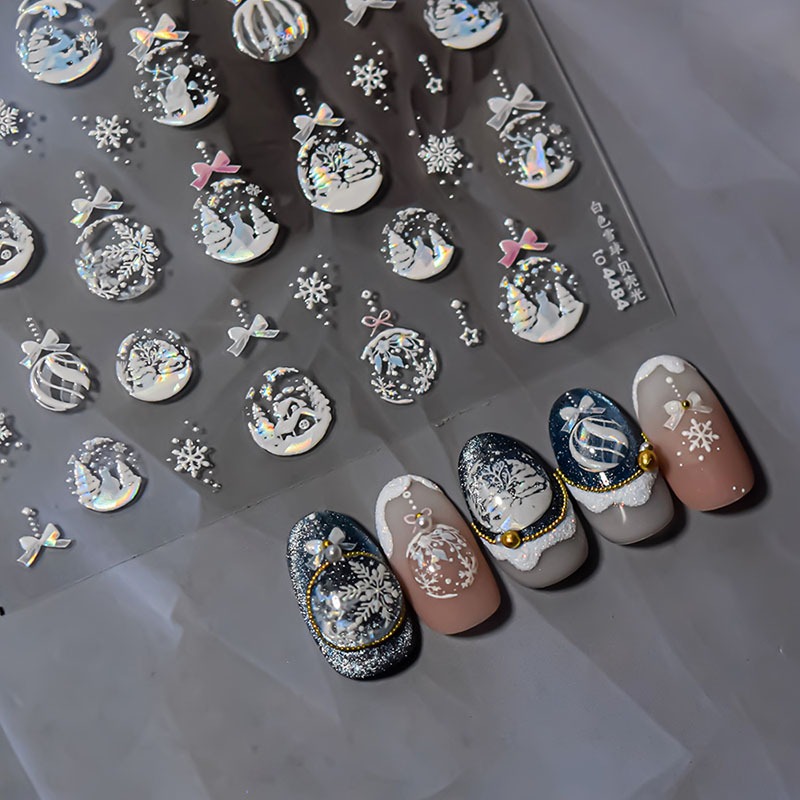 Sticker Dán móng Noel Giáng sinh (Tổng hợp mẫu)