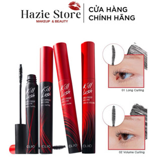 Mascara Clio Kill Lash Superproof chuốt mi chống nước giữ cong, dài và dày mi chuyên cho makeup 7g