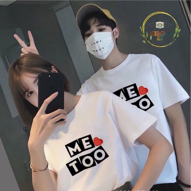 Áo thun cổ tròn unisex Me Too ❤️ (có bán lẻ)