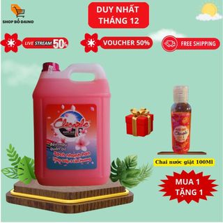 Nước giặt xả cao cấp Chicaphe 10Kg, hương compho (dùng cho gia đình, giặt là,spa...) - Shop bố Daino