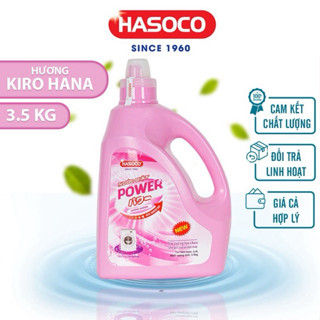 Nước Giặt Power Hương Kiirohana  Cửa Ngang  3,5 kg Đánh Bay Mọi Vết Bẩn Cứng Đầu Thương hiệu Haso