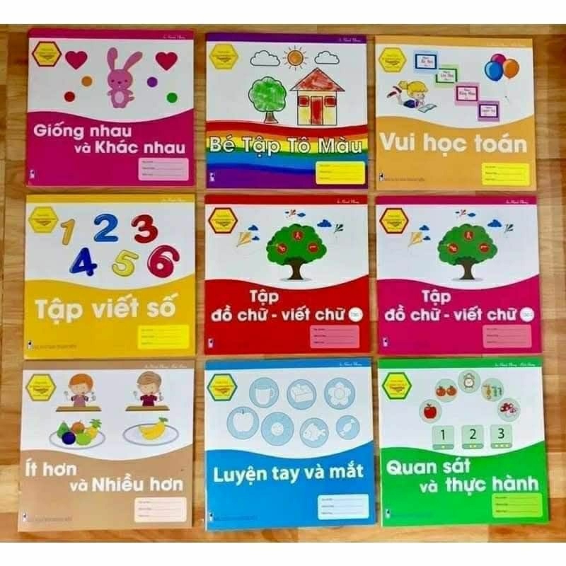 🌸 Bộ Dạy Con Thực Hành – 9 quyển học tập & phát triển kỹ năng cho bé☘️☘️