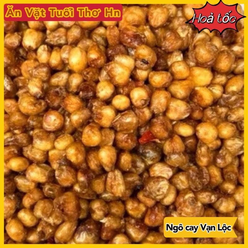 Ngô cay Vạn Lộc bắp tẩm vị loại ngon đặc sản Nha Trang 500 gram