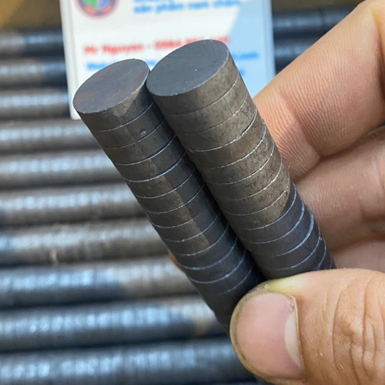 Combo 10 viên nam châm ferrite D15x4mm