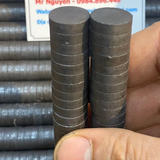 Combo 10 viên nam châm ferrite D15x4mm