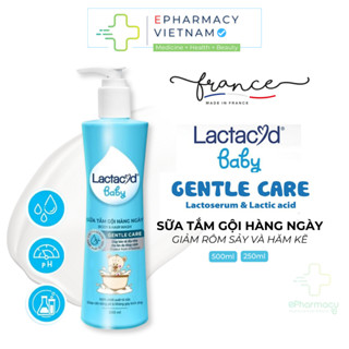 Sữa Tắm Gội 2in1 LACTACYD Baby Gentle Care Bảo Vệ Dịu Nhẹ, Giảm Rôm Sảy, Hăm Kẽ Cho Bé