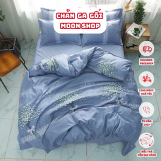 (chăn không ruột bông) Set 5 món vỏ bọc mền, vỏ chăn và ga gối mẫu Hoa Baby poly cotton  - Vỏ chăn lồng được ruột