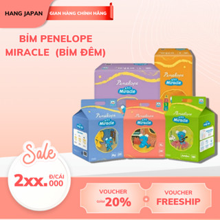 Tã Bỉm Penelope thấm hút cực nhanh, mềm mịn, chống tràn đủ size cho bé