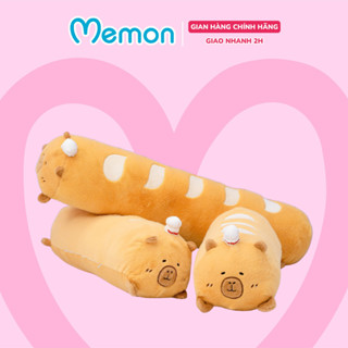 Gấu bông capybara bánh mì pháp Memon thú nhồi bông capybara baguette mềm mịn cao cấp