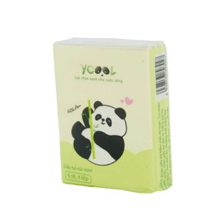[Choice] Khăn giấy mini bỏ túi YCOOL ES-50.8 làm từ bột tre nguyên sinh 2 Lốc (12 Bịch x 2)