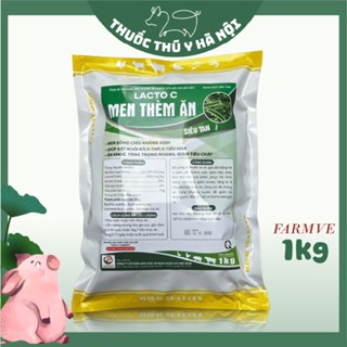 Men Thèm Ăn Bổ Sung Thảo Dược Cho Gia Súc, Cung Cấp Men Sống Chịu Kháng Sinh, Kích Thích Tiêu Hóa, Khỏe Mạnh 1KG