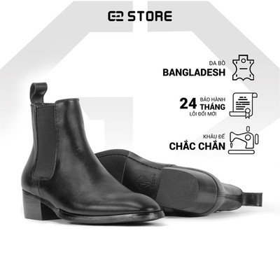Giày da nam G2 Lumi chelsea boot đế cao 5cm kiểu giày tây trẻ trung bằng da nappa cao cấp sang trọng