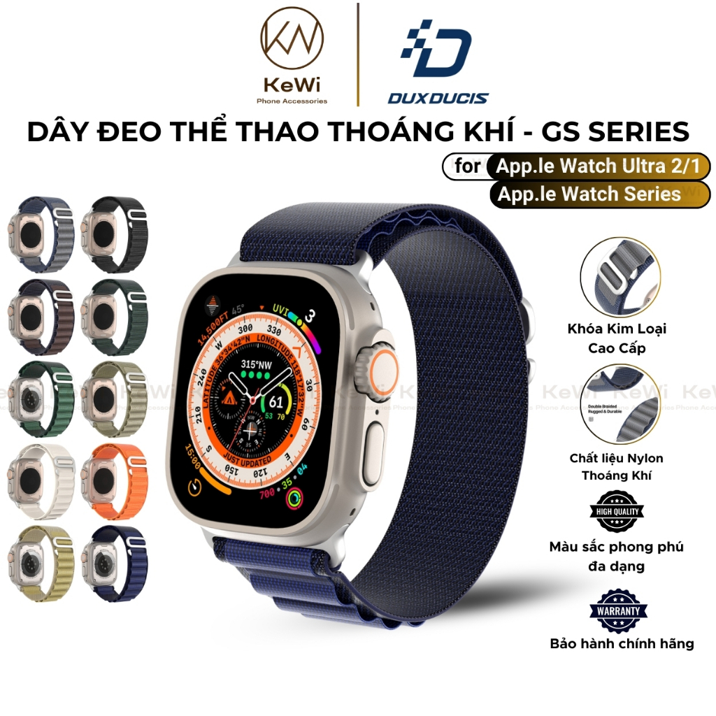 Dây đeo Dux Ducis dành cho Apple Watch Ultra 2 / 1, Apple Watch Series 10-1/SE/SE 2022,GS Series
