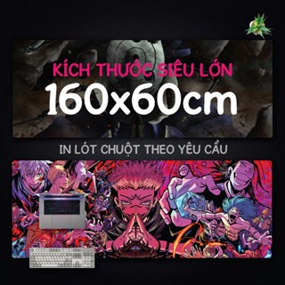  In5cem In Lót Chuột Theo Yêu Cầu Pad Chuột Cỡ Lớn Bo Viền Deskpad nỉ lớn Dày 4MM 160x60 150x50 140x60,130x50,120x60 