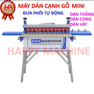 Máy Dán Cạnh Gỗ 3 Chức Năng DW770 ( Dán, Cắt chỉ khi hết ván, Tự động đẩy phôi )