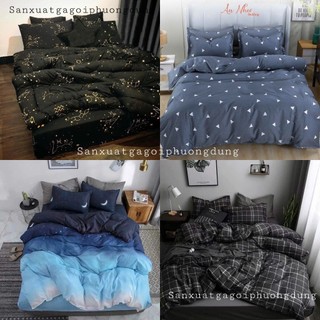  Bộ chăn phao 5 món chăn sẵn ruột ga gối poly cotton được chọn mẫu 