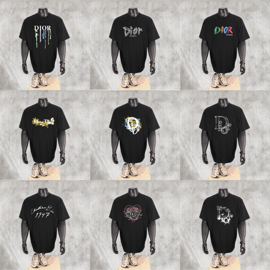  Áo Thun Nam Nữ Dior Form Oversize Định Lượng 260GSM Dày Dặn Hình In Sắc nét  - Edgar - MS08 