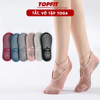 Tất Vớ Tập Yoga, Pilates Có Hạt Silicon Chống Trượt Topbody- SOCKS04