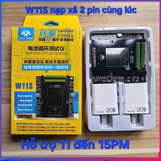 Box Nạp Xả Pin 11-16PRM OSS TEAM W11S Test Pin, Đo Qmax, Reset Chu Kỳ Sạc