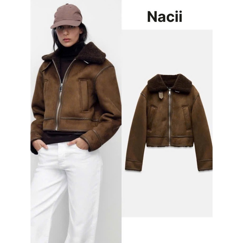 [Có sẵn] Áo khoác da lộn nữ lót lông cừu siêu ấm, áo khoác đại hàn nữ cao cấp