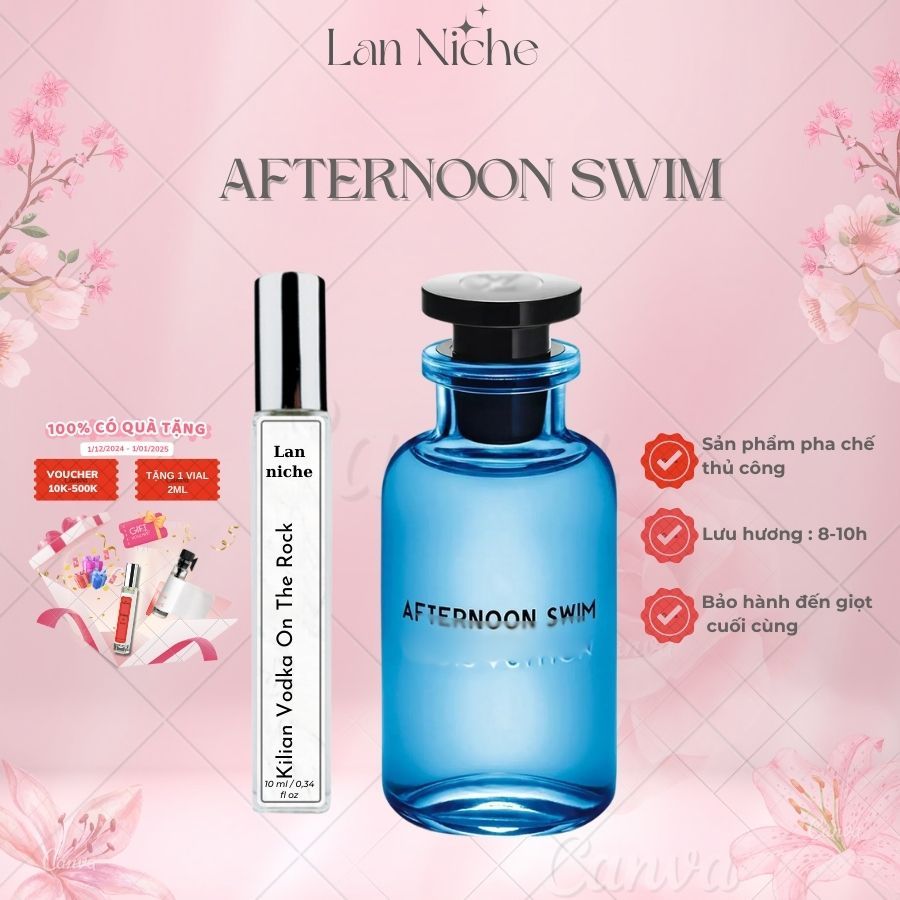 Nước Hoa Nữ  Afternoon swim  Lan Niche 10ml Mùi Hương Ngọt Ngào Nữ Tính