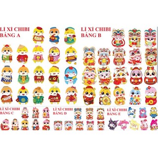 Bao lì xì 2025 chibi cute
