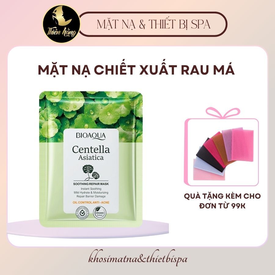 [Lẻ 1 Miếng]  Mặt Nạ Tinh Chất Rau Má Centella Dành Cho Da Dầu Mụn.