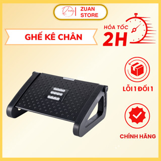 Ghế kê chân công thái học massage thư giãn 6 nấc điều chỉnh, ghế kê chân cho nhân viên văn phòng