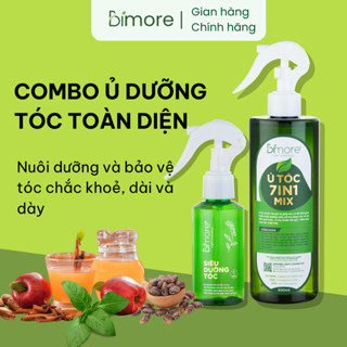  Combo dầu ủ tóc 7in1 và xịt dưỡng thúc đẩy mọc tóc giúp tóc nhanh dài giảm rụng mềm mượt chắc khoẻ từ bên trong 