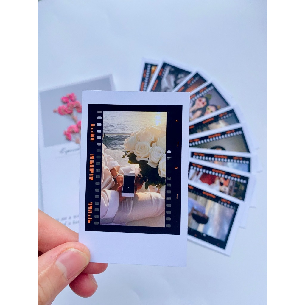 In ảnh khung Instagram, Spotify, Film thiết kế theo ý thích size photocard - Để vừa bóp ví, ốp lưng