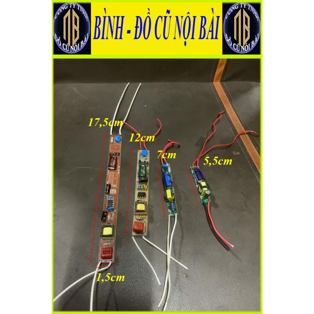 Thanh Lý Nguồn Đèn Led Driver 220v 3w-60w, Led Gắn Vỉ Mạch Loại Tốt - Đồ Cũ Nội bài