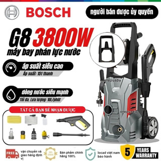 Máy rửa xe cao áp 3800W | lõi đồng 100% | Dây áp lực bọc thép | 5 năm Bảo hành 1 đổi 1