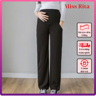 Quần bầu mùa đông công sở dáng suông ống rộng chất UMI thời trang siêu xinh co giãn 4 chiều có chun bụng có túi rộng