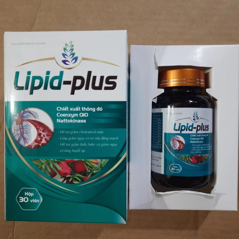Viên uống Lipid Plus hỗ trợ giảm Cholesterol, mỡ trong máu