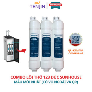 Combo 3 Lõi Lọc Thô Đúc Sunhouse Dòng Cắm Nhanh Dùng Cho Model SHA76214CK-S, SHA76215CK., SHA76620KL, SHA8201KV..