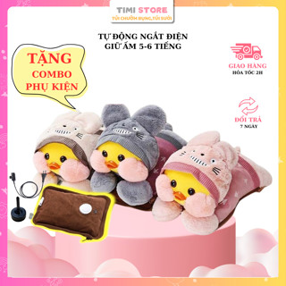 Túi sưởi ấm hình thú bông dễ thương , túi chườm nóng