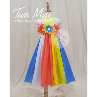 Thời trang tái chế - Đầm baby doll tự tạo - Đầm nilon cho bé