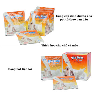 Sữa bột Bio Milk cho chó mèo gói 100g