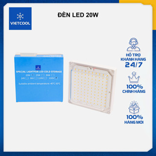 (Combo 2 cái) ĐÈN LED KHO LẠNH/KHO ĐÔNG 20W IP68 âm sâu đến -40 độ C (ánh sáng trắng/vàng)