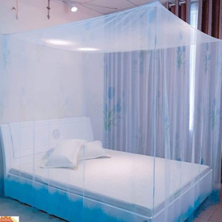 Màn tuyn hoa dầy dặn, Mùng ngủ không cửa chống muỗi cao cấp đủ kích thước