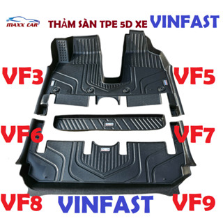 VINFAST - Thảm lót sàn MAXXCAR cho xe VINFAST VF3, VF5, VF6, VF7... nhựa TPE đúc nguyên khối 5D